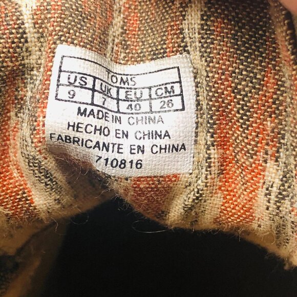 toms beige wedge heels, suede beige heels with matching shoelaces size 9 READ - Picture 8 of 10